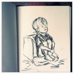 Sweet Boy, graphite sketch