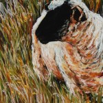 Autumn Grass, 9×12 pastel in frame