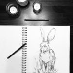 Rabbit, graphite
