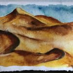 Dunes, watercolor