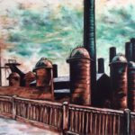 Sloss Furnaces, 24×36 pastel on board