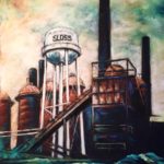 Sloss Furnaces, 18×24 pastel on card